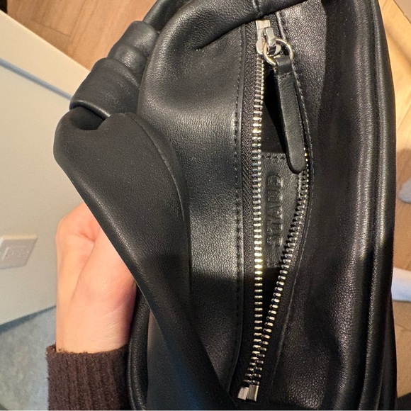 STAUD Black Leather Shoulder Bag - Picture 3 of 3